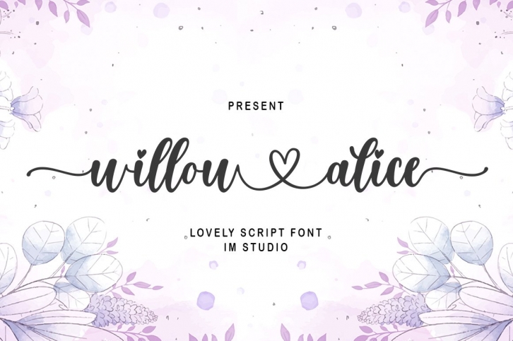 willow alice Font Download