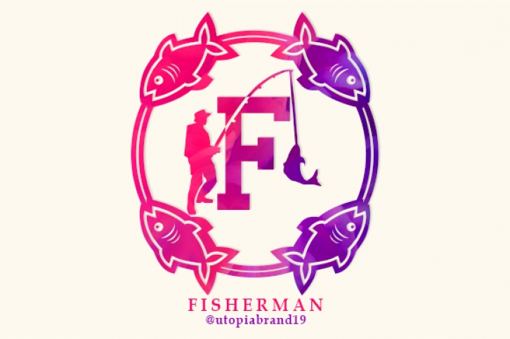 Fisherman Monogram Font Download