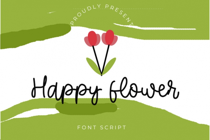 Happy flower Font Download