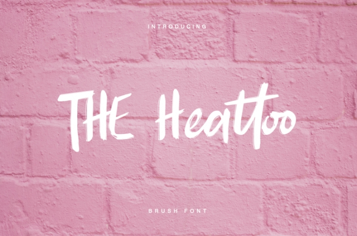 THE Heattoo Font Download
