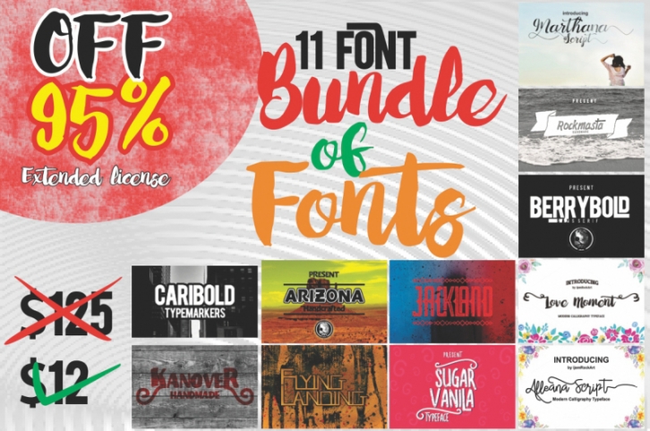 11 Font Bundle Font Download