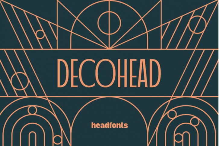 Decohead Art Deco Font Font Download