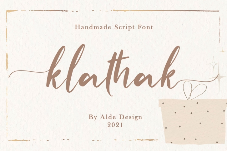 Klathak Modern Script Font Download