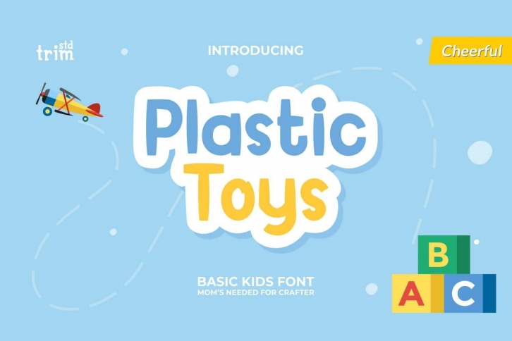 Plastic Toys Basic Serif Kids Font Download