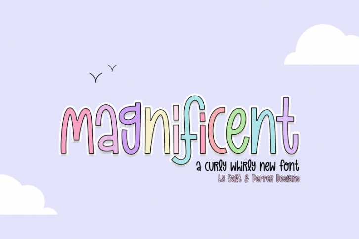 Magnificent Font Duo (Procreate Fonts, Canva Fonts, Skinny Fonts) Font Download