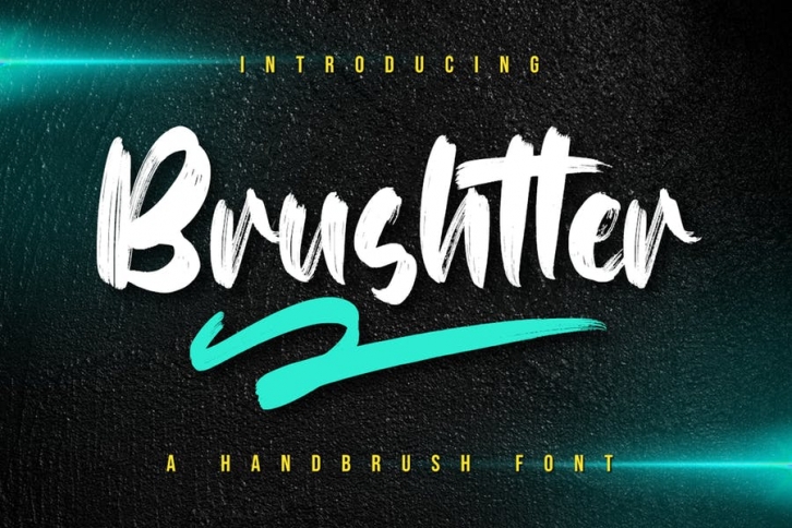 Brushtter - Brush Font Font Download