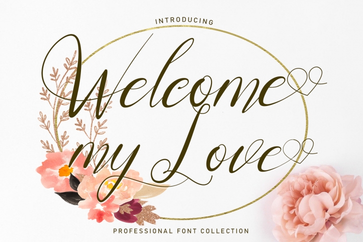 Welcome My Love Font Download