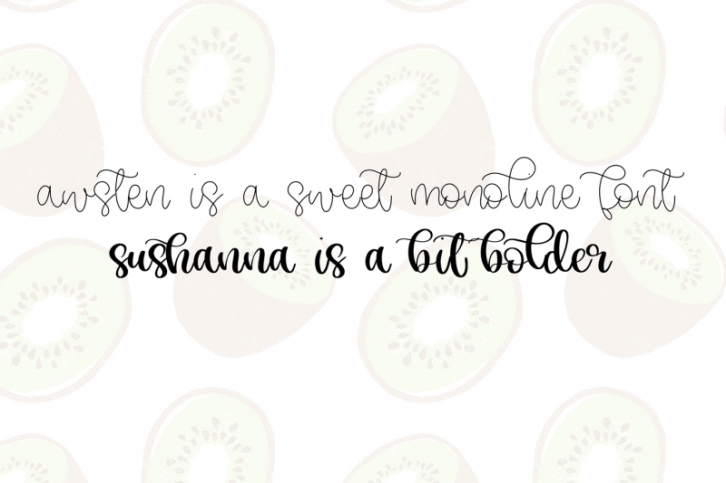Sushanna & Awsten Font Download