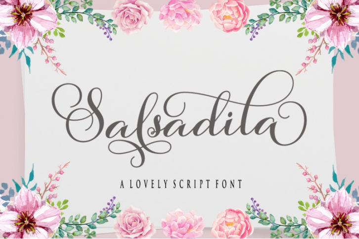 Salsadila Script Font Download Salsadila Script Font Download