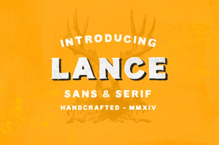 Lance Sans & Serif Font Duo Font Download