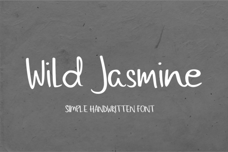 Wild Jasmine Handwritten Font Font Download