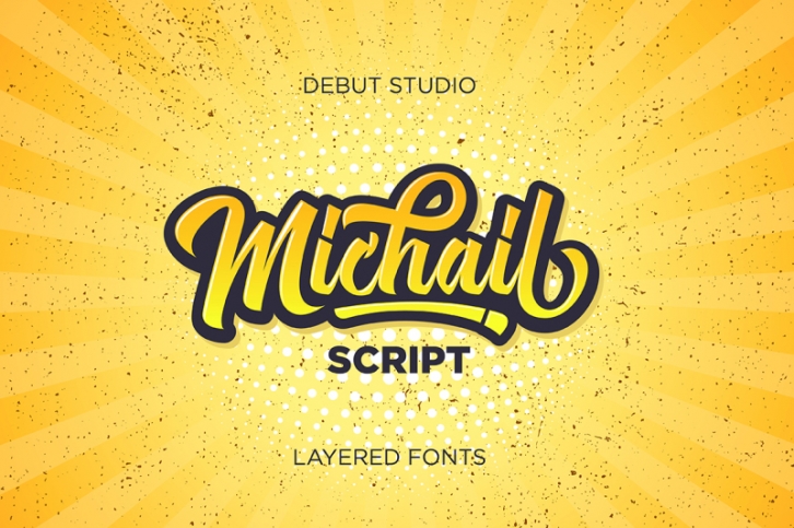 Michail Script (Layered Fonts) Font Download