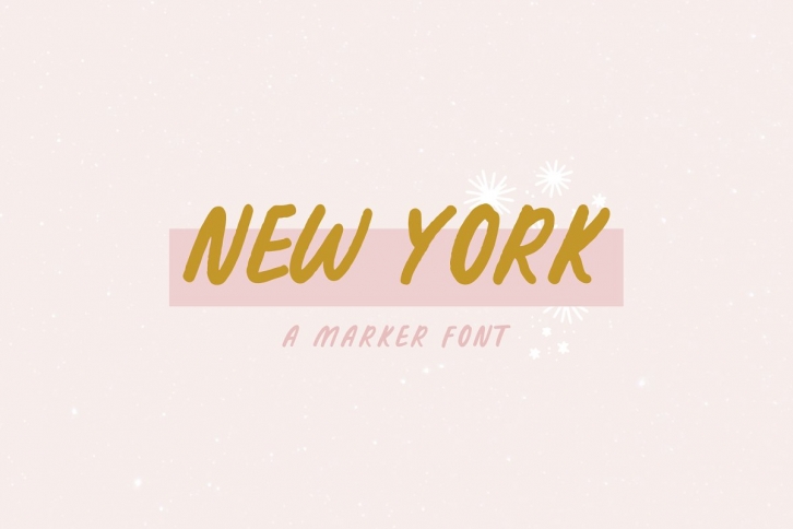 New York Marker Font Download