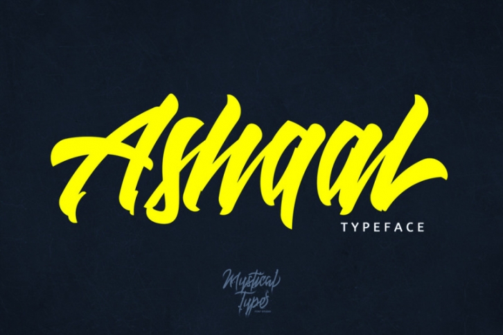 Ashaal Typeface Font Download