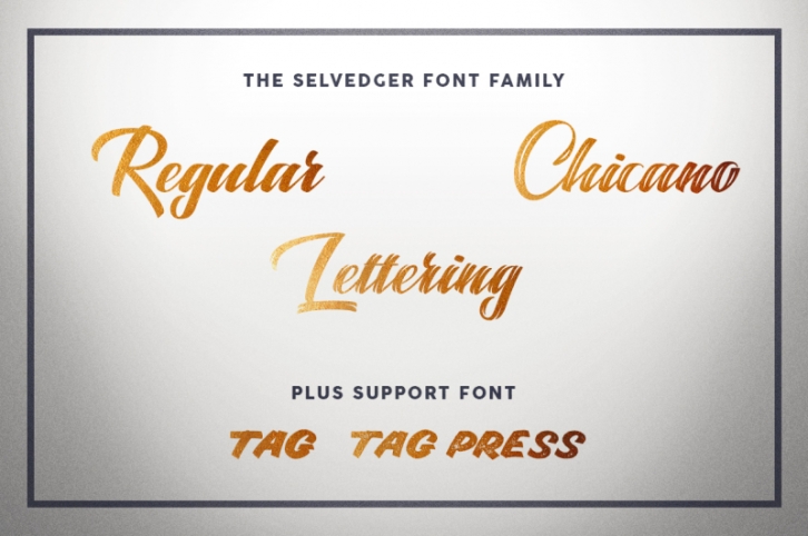 The Selvedger Font Family Font Download