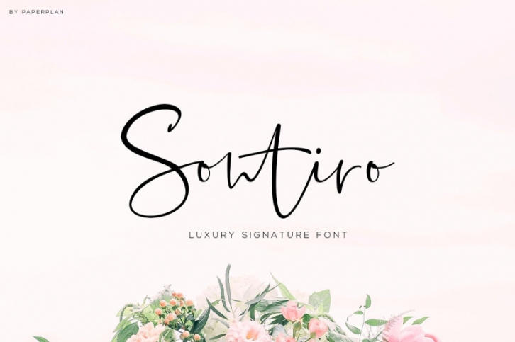 Sontiro - Signature Typography Font Download