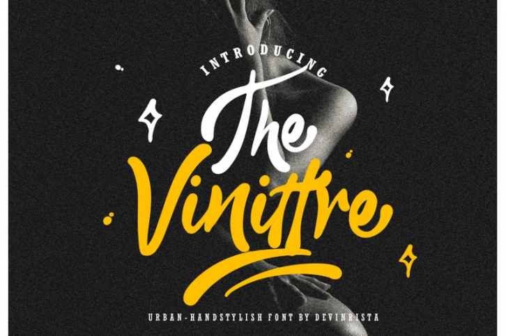 The Vinittre Handstylish Font Font Download