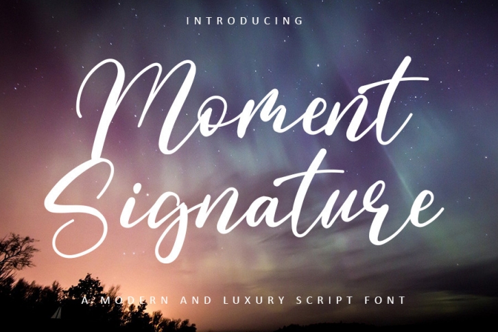 Moment Signature Font Download