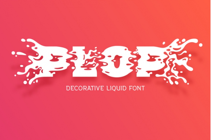 Plop liquid font Font Download