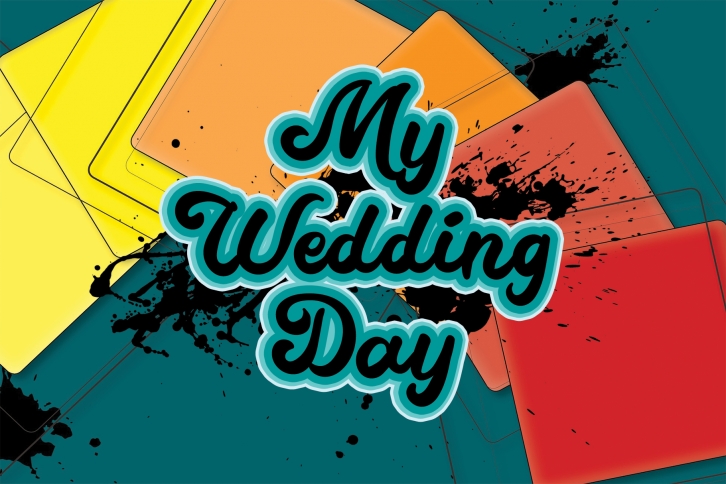 My Wedding Day Font Download