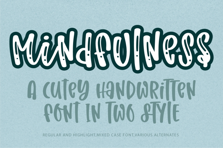 Mindfulness Font Download