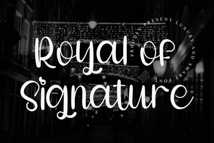 Royal of Signature Font Download