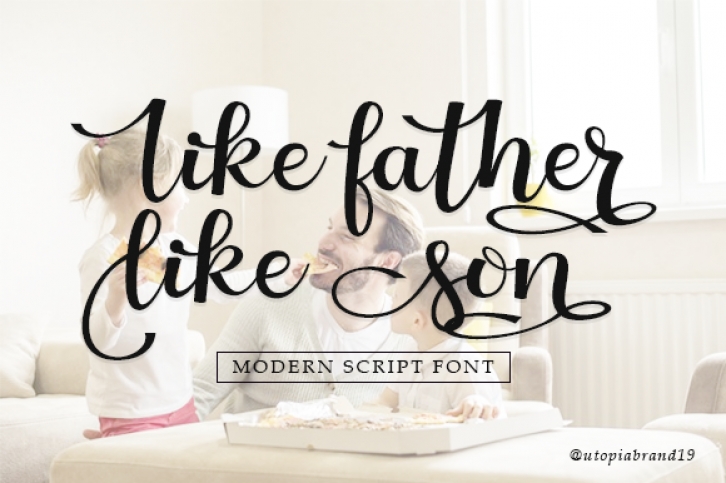 Like Father Like Son Font Download