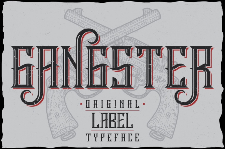 Gangster label typeface Font Download