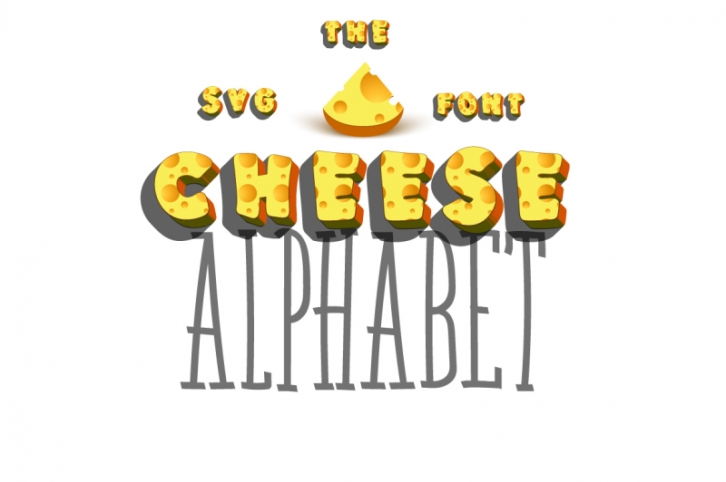 Cheese - 3d Font SVG Font Download