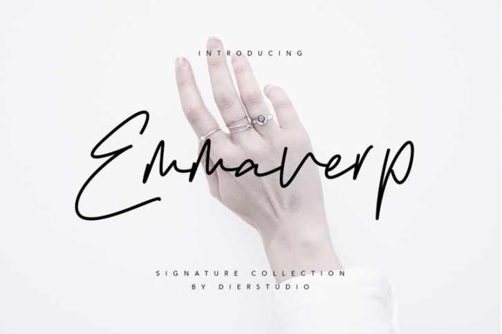 Emmaverp Signature Font Download
