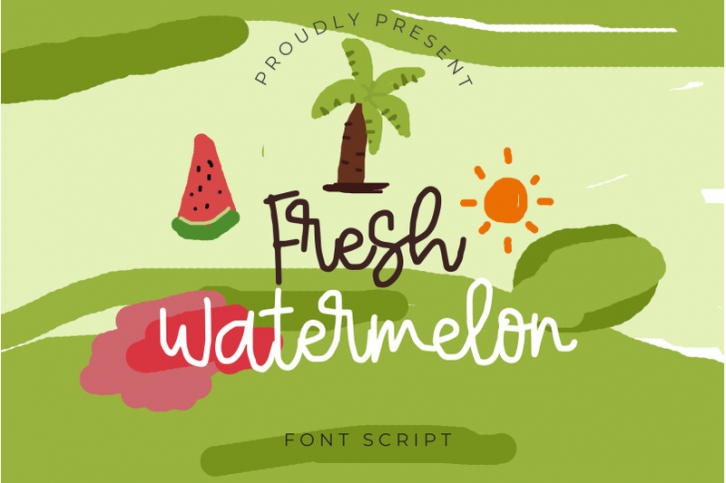 Fresh Watermelon Font Download