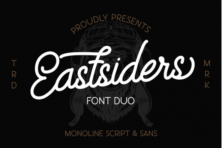 Eastsiders - Monoline Font Duo Font Download