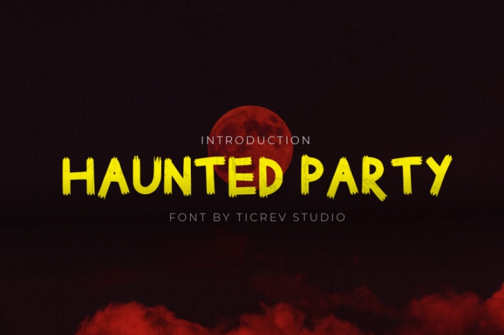 Haunted Party - Horror Display Font Font Download