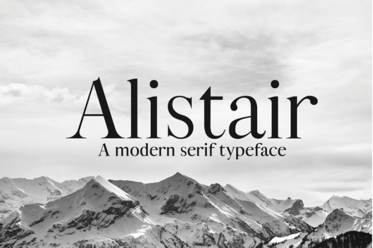 Alistair Typeface Font Download