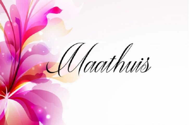 Maathuis Font Download