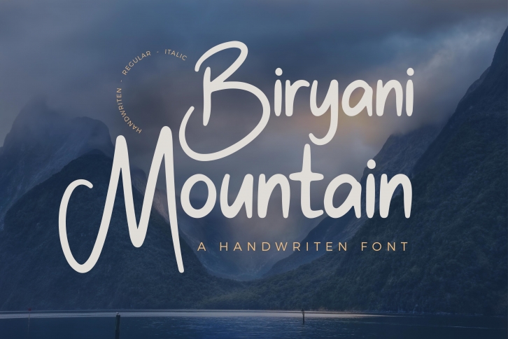 Biryani Mountain Font Download