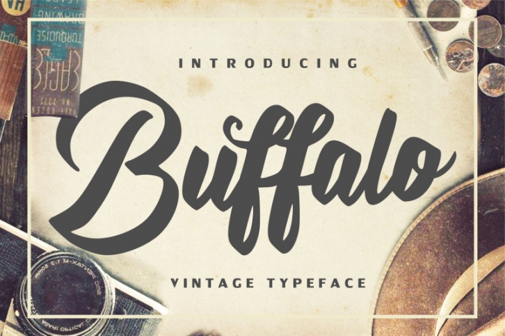 Buffalo - Vintage Typeface Font Download
