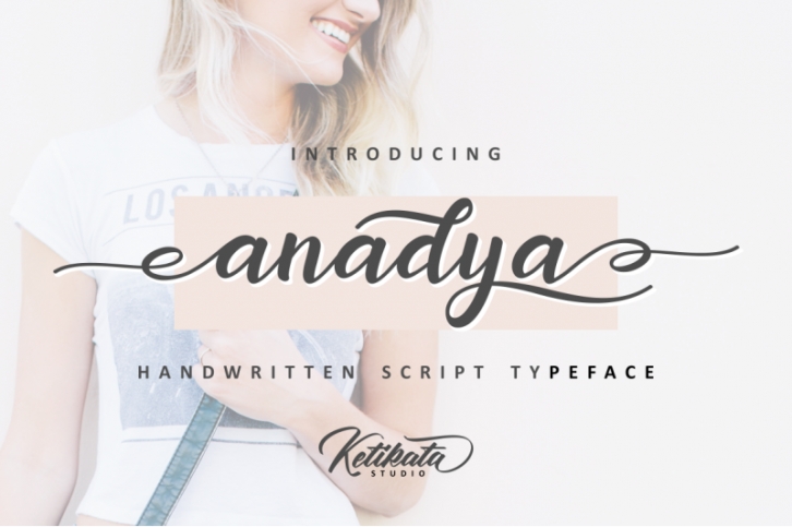 Anadya Handwritten Script Font Download