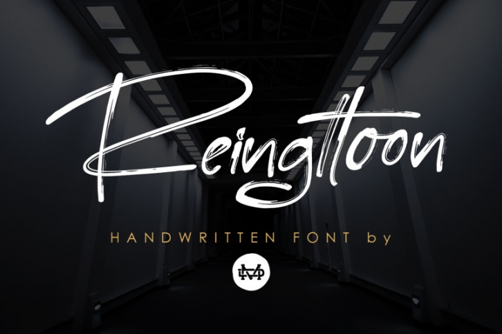 Reingttoon - Handwritten Brush Font Download
