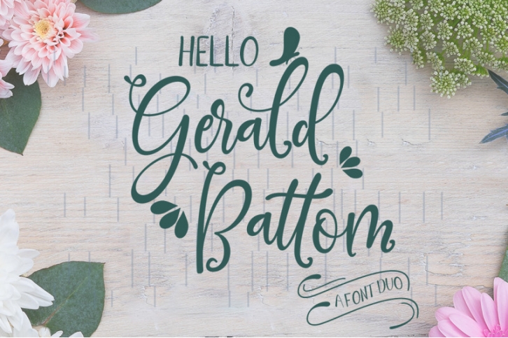 Gerald Battom-FONT DUO Font Download