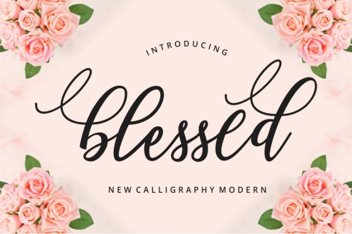 Blessed Font Font Download
