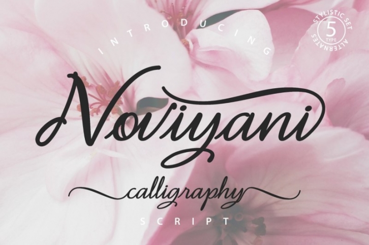 Noviyani script font Font Download