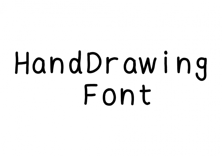HandDrawing Font Download