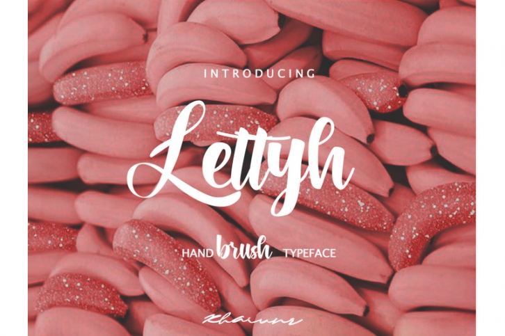 Lettyh brush typeface Font Download