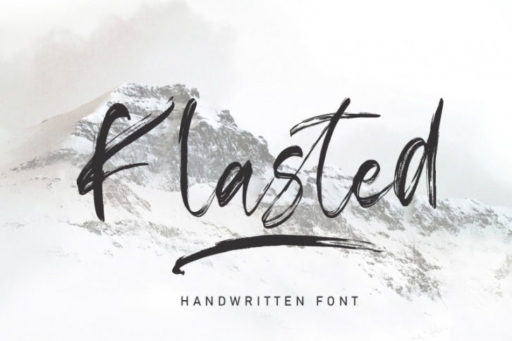 Klasted Brush Handwritten Font Font Download