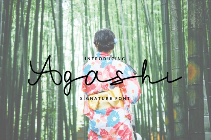 Agashi Signature Font Download