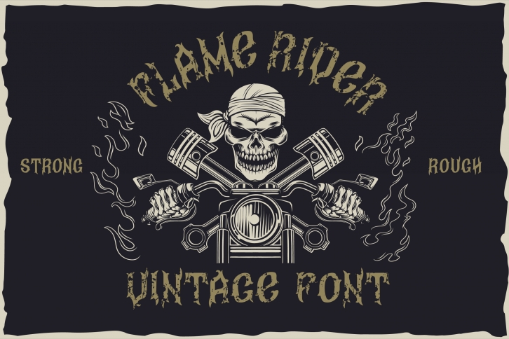 Flame Rider Font Download