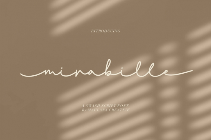 Mirabille Swash Script Font Download