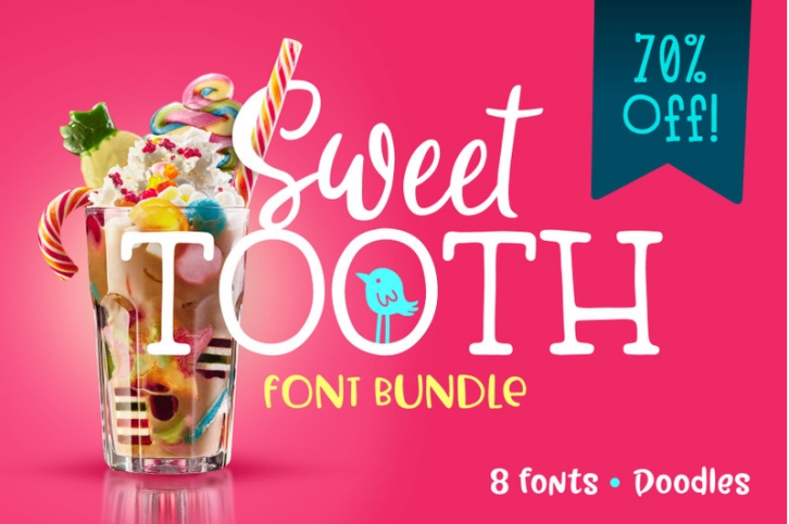 Sweet Tooth Font Bundle Font Download