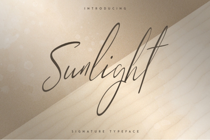 Sunlight - Signature typeface Font Download